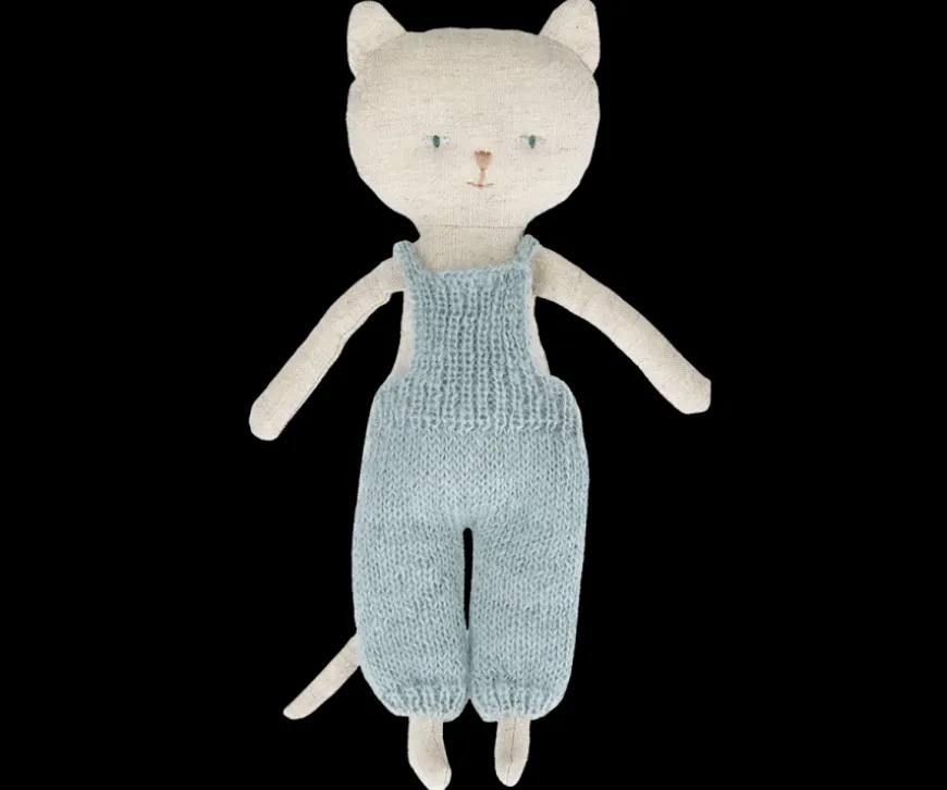 Cheap Kitten In Overalls, Blond Dollhouse Friends