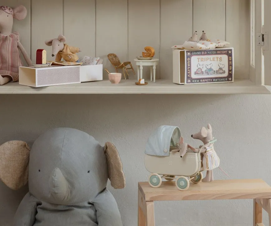 Outlet Micro Pram, Blue Micro Furniture