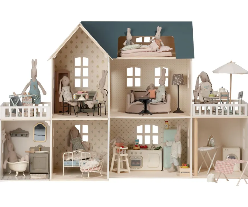 miniature_fridge_mint_2.webp Clearance Miniature Fridge, Mint Dollhouse Furniture