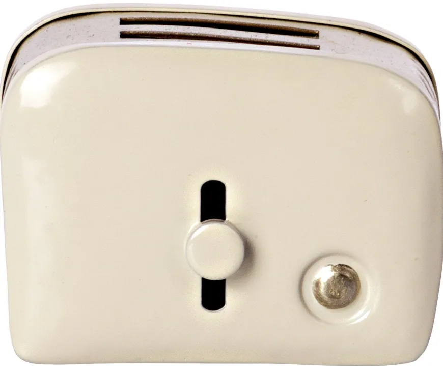 miniature_toaster__bread_offwhite_2-1.webp Clearance Miniature Toaster & Bread, Off-White Kitchen