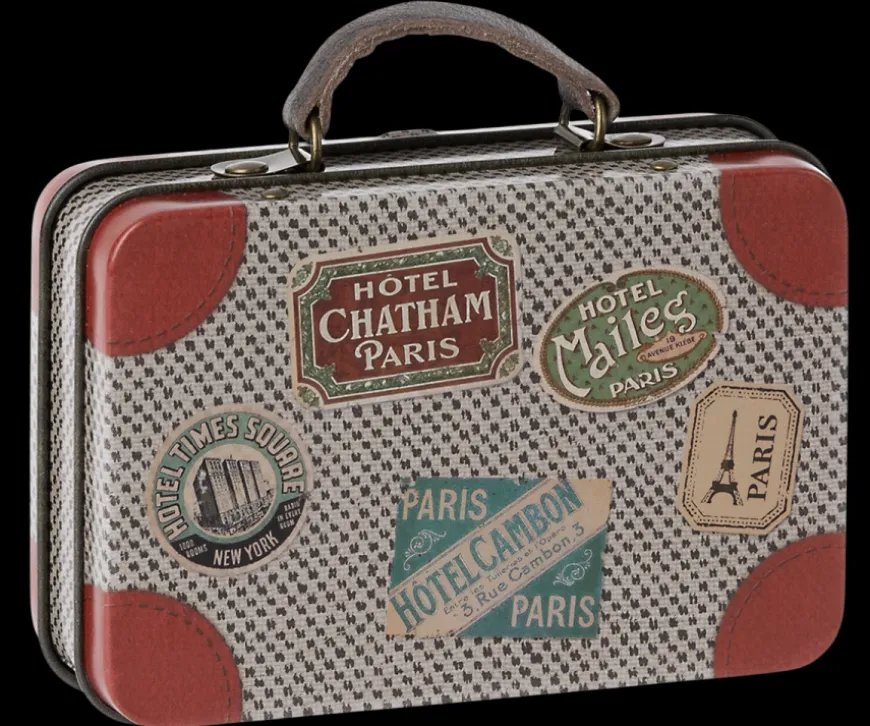 Best Sale Suitcase, Metal - Grey Travel Metal Tins & Suitcases