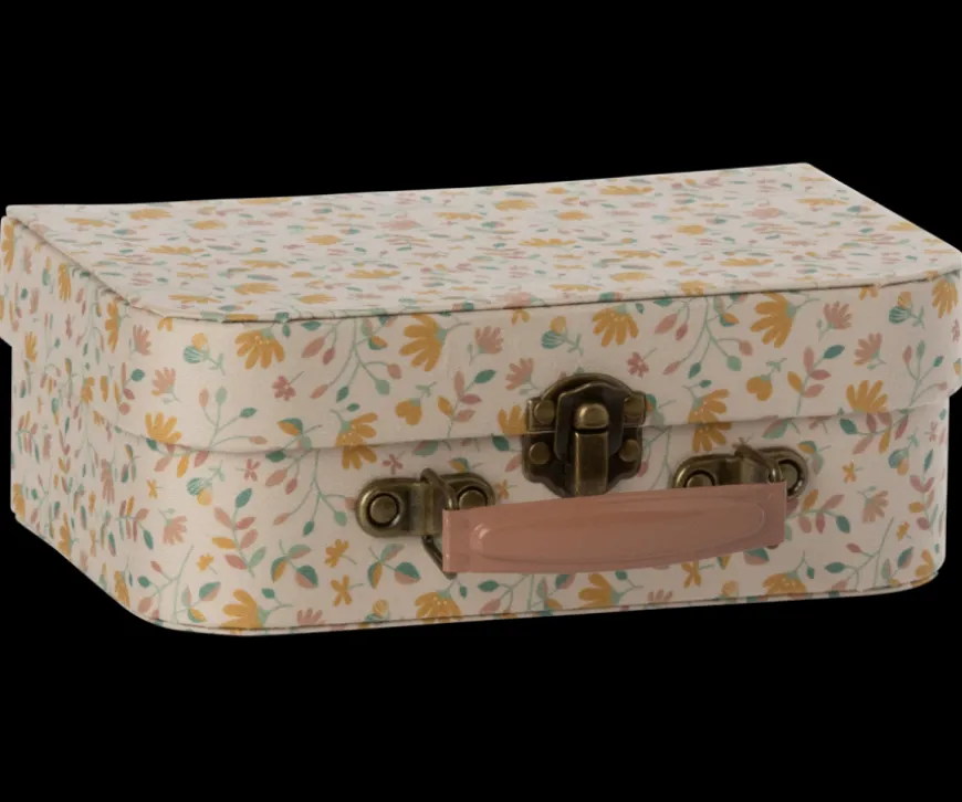 Clearance Suitcases With Fabric - 2Pc Set Metal Tins & Suitcases