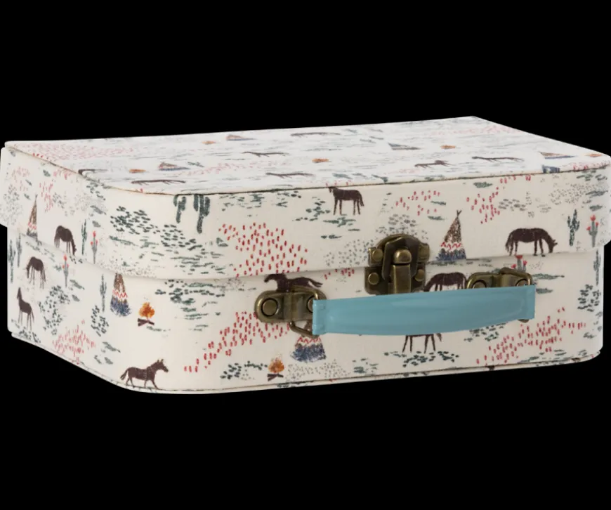 suitcases_with_fabric__pc_set_2-1.webp Clearance Suitcases With Fabric - 2Pc Set Metal Tins & Suitcases