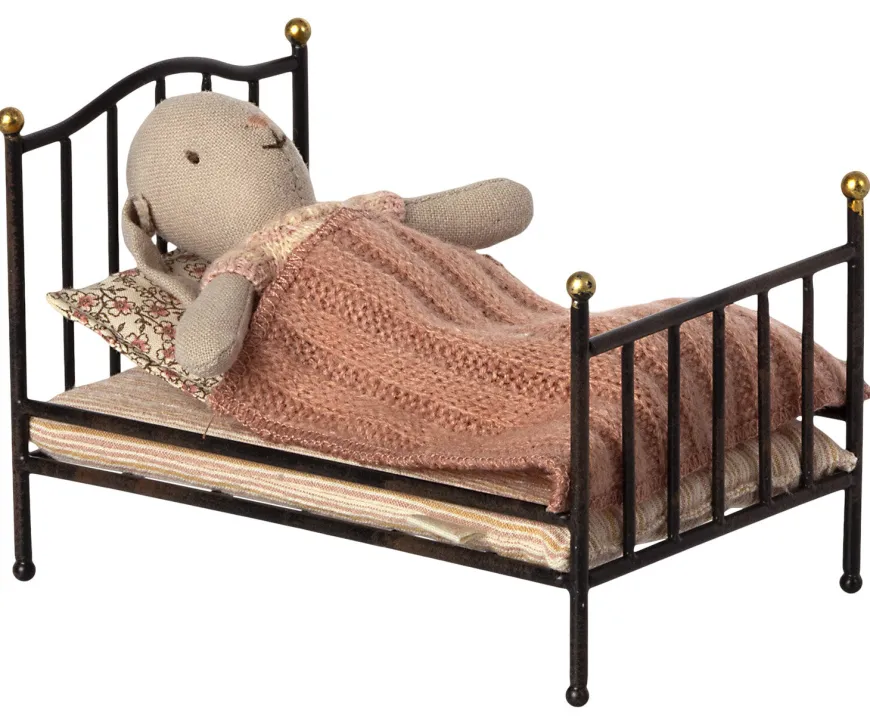 vintage_bed_mouse__anthracite_2-3.webp Outlet Vintage Bed, Mouse - Anthracite Castle Furniture